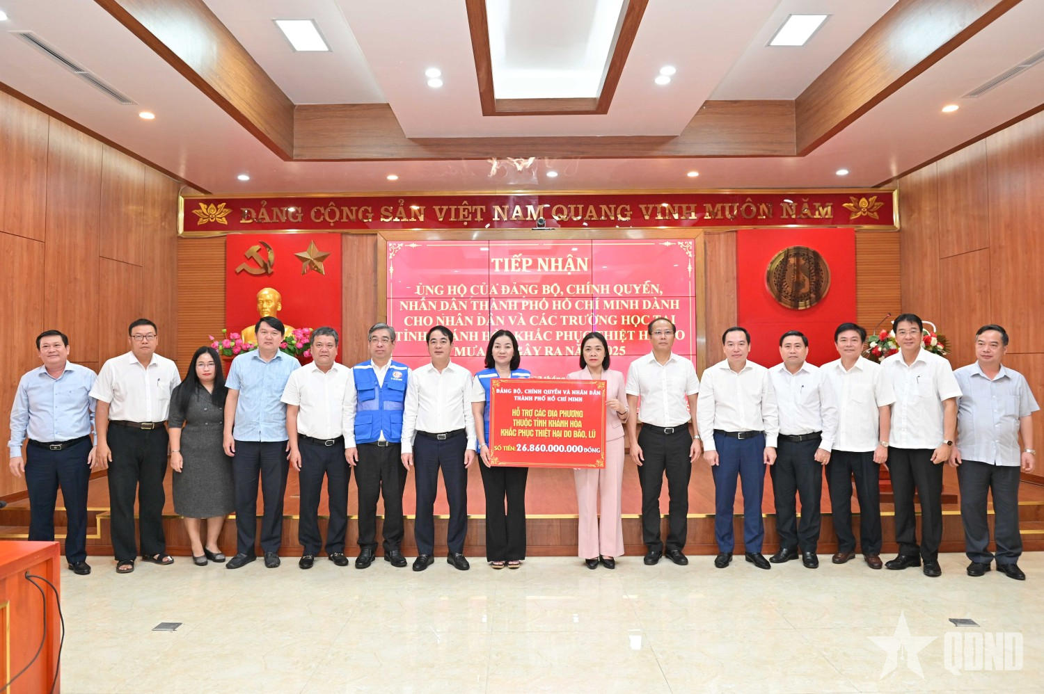 Khánh Hòa tiếp nhận ủng hộ hơn 57 tỷ đồng từ TP Hồ Chí Minh